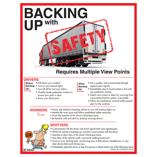 Backing Up With Safety Poster CS209004