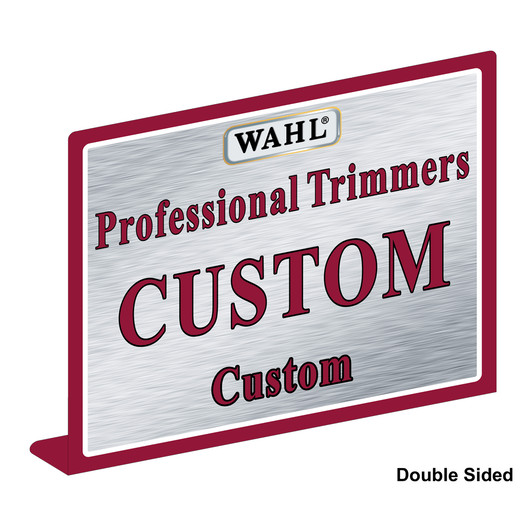 Wahl Professional Trimmers Custom 2-Sided Sign WAHL-PT-0001