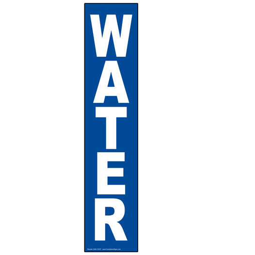 Water Label NHE-16167 Pipeline / Utility