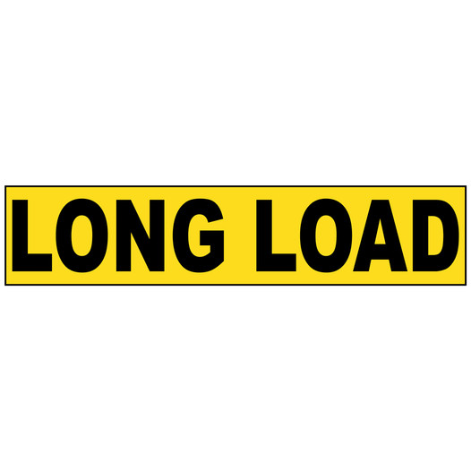 Yellow LONG LOAD Truck Banner NHE-14927