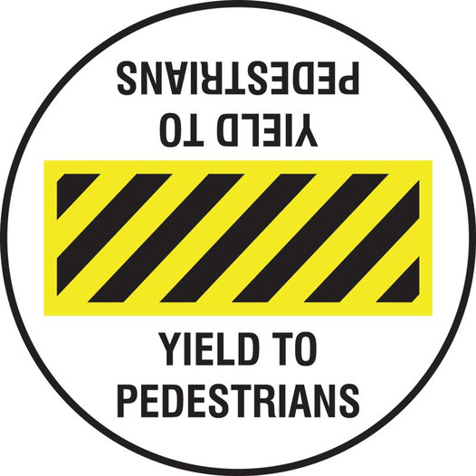YIELD TO PEDESTRIANS CROSSWALK Lens for 40 W Projector