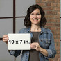 10 x 7 Inch Size Reference