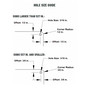 Hole Size Guide for Rectangular Sign