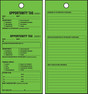 TPM Green Tags: Opportunity Tag, 25 pk 8.5 x 3.875 in. Cardstock