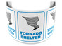Tornado Shelter 180D Projection Sign