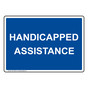 Disability Assistance Sign NHE-19862