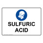 Sulfuric Acid Sign With Symbol NHE-38803