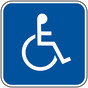 Handicap Symbol Sign for Parking Control PKE-20675