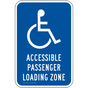Accessible Passenger Loading Zone Sign PKE-20715