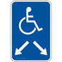Handicap Symbol Sign for Parking Control PKE-20755