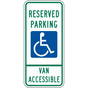Van Accessible Parking Sign PKE-21070-Texas