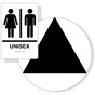 Black on White California Title 24 Unisex Restroom Sign Set RRE-14842_DCT_Title24Set_Black_on_White