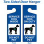 ADA Service Dog Inside Do Not Pet Sign NHE-18036 Handicap Assistance