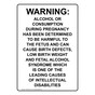 Portrait Warning: Alcohol Or Consumption During Sign NHEP-26753
