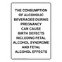 Portrait The Consumption Of Alcoholic Beverages Sign NHEP-26759