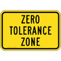 Zero Tolerance Zone Sign for Alcohol / Drugs PKE-14467