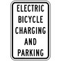 Electric Bicycle Charging Reflective Sign PKE-37086