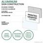Aluminum Sign Construction