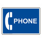 Phone Sign With Symbol NHE-7265