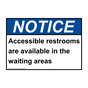 ANSI NOTICE Accessible restrooms are available in the Sign ANE-37070