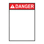 Portrait ANSI DANGER [Blank Write-On] Sign ADEP-TEXT-ONLY_BLANK