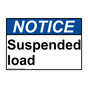 ANSI NOTICE Suspended load Sign ANE-26868
