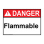ANSI DANGER Flammable Sign ADE-13775