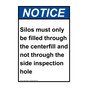 Portrait ANSI NOTICE Silos must only be filled through Sign ANEP-27808