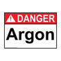 ANSI DANGER Argon Sign ADE-1300