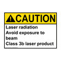 ANSI CAUTION Laser radiation Avoid exposure to beam Class Sign ACE-33054