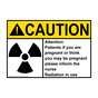 ANSI CAUTION Attention Patients if you are Sign with Symbol ACE-33056