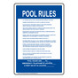 Arkansas Pool Rules Sign NHE-15255-Arkansas