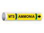ASME A13.1 Mts Vap Ammonia Low Pipe Label PIPE-14900