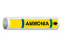 ASME A13.1 Vap Ammonia Low Pipe Label PIPE-14906