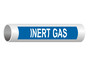 ASME A13.1 Inert Gas Pipe Label PIPE-23760_White_on_Blue