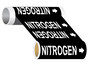 ASME A13.1 Nitrogen Wide Pipe Label