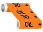 ASME A13.1 Oil Wide Pipe Label