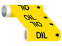 ASME A13.1 Oil Wide Pipe Label