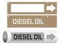 ASME A13.1 Diesel Oil Pipe Marking Stencil PIPE-23320_STENCIL