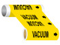 ASME A13.1 Vacuum Wide Pipe Label