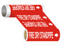 ASME A13.1 Fire Dry Standpipe Wide Pipe Label