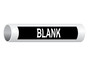 ASME A13.1 Blank Write-On Or Customize Pipe Label PIPE-23000_White_on_Black