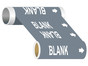 ASME A13.1 Blank Write-On Or Customize Wide Pipe Label