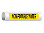 ASME A13.1 Non-Potable Water Pipe Label