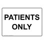 Patients Only Sign NHE-25051