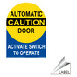 Automatic Door - Activate Switch To Operate Label LABEL_CIRCLE_179_a