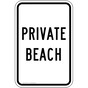 Private Beach Sign for Recreation PKE-17051