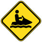 Jet Ski Symbol Sign for Recreation PKE-17769