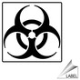 Biohazard Symbol Label for Hazmat LABEL_SYM_12
