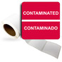Biohazard Roll Label LDRB-16420_RED